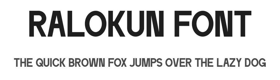 Ralokun Font by Marvadesign — Display Font