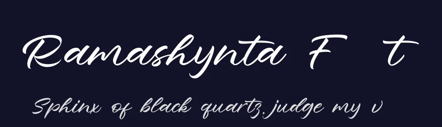 Ramashynta Font by figuree studio — Script Handwritten Font — thumbnail 2