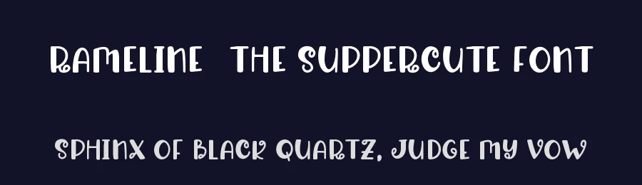 Rameline – The Suppercute Font by Almarkha Type — Decorative Font — thumbnail 2