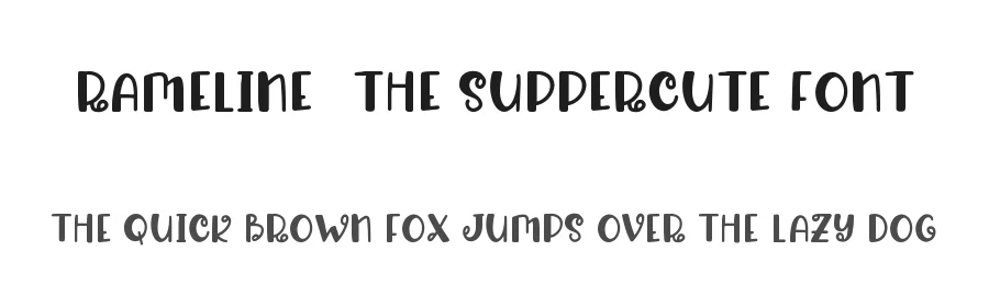 Rameline – The Suppercute Font by Almarkha Type — Decorative Font