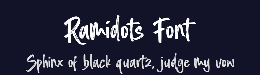 Ramidots Font by Sronstudio — Script Handwritten Font — thumbnail 2