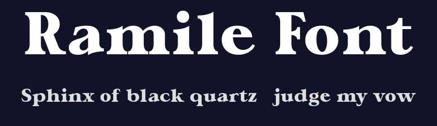 Ramile Font by Ragamkata — Display Font — thumbnail 2