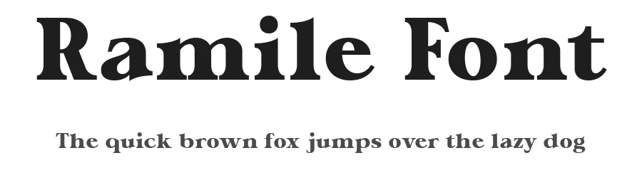 Ramile Font by Ragamkata — Display Font