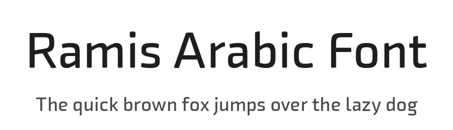 Ramis Arabic Font by Kutype Foundry — Display Font