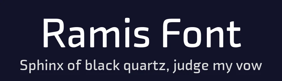 Ramis Font by Kutype Foundry — Display Font — thumbnail 2