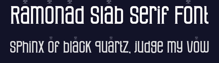 Ramonad Slab Serif Font by ErmediaStudio — Decorative Font — thumbnail 2