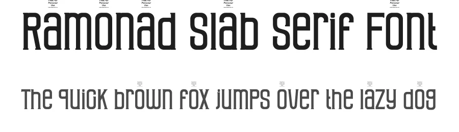 Ramonad Slab Serif Font by ErmediaStudio — Decorative Font