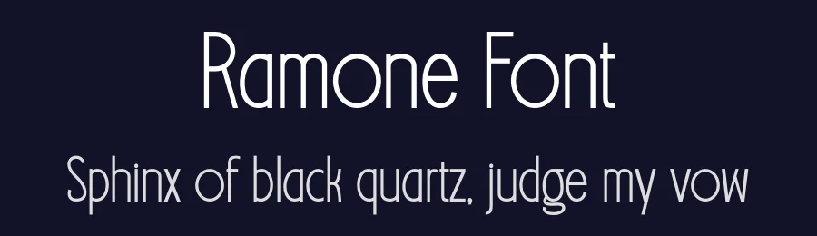 Ramone Font by SlideShoot — Sans Serif Font — thumbnail 2