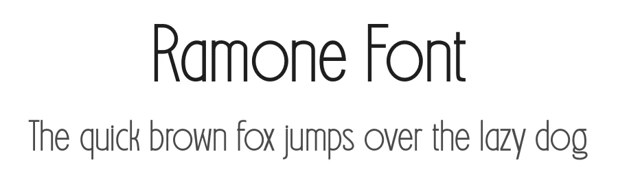 Ramone Font by SlideShoot — Sans Serif Font