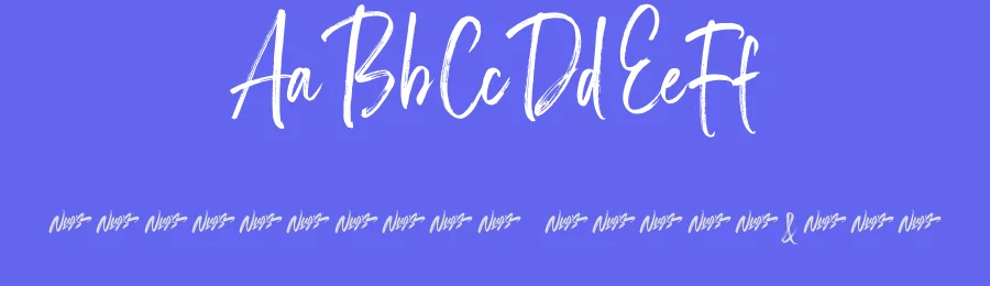 Ramshackle Brush Font by NUGS — Script Handwritten Font — thumbnail 3