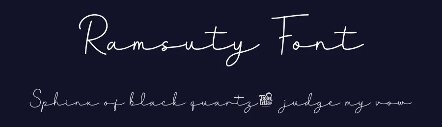 Ramsuty Font by twinletter — Script Handwritten Font — thumbnail 2