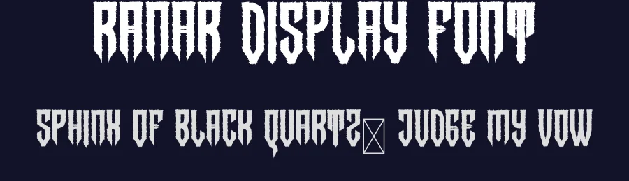 Ranar Display Font by noahtype — Blackletter Font — thumbnail 2