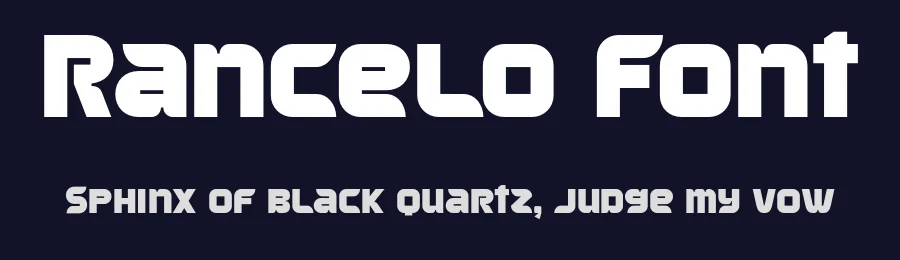 Rancelo Font by mixjpg — Display Font — thumbnail 2