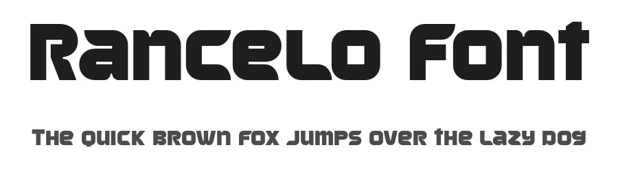 Rancelo Font by mixjpg — Display Font