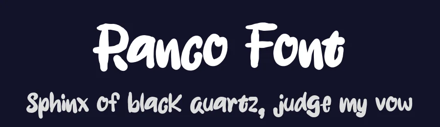 Ranco Font by idealeksis — Display Font — thumbnail 2