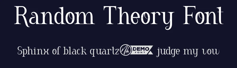 Random Theory Font by nihstudio — Serif Font — thumbnail 2