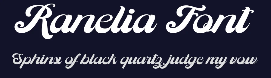 Ranelia Font by Rantautype — Script Handwritten Font — thumbnail 2
