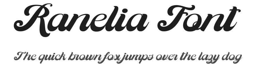 Ranelia Font by Rantautype — Script Handwritten Font