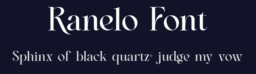 Ranelo Font by ErmediaStudio — Serif Font — thumbnail 2