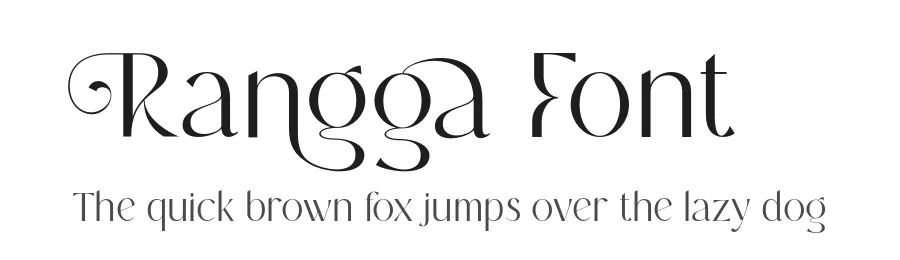 Rangga Font by Sensatype Studio β Sans Serif Font