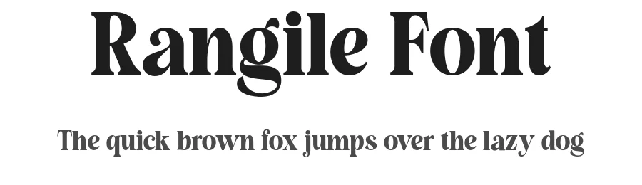 Rangile Font by gianstudio12 — Serif Font