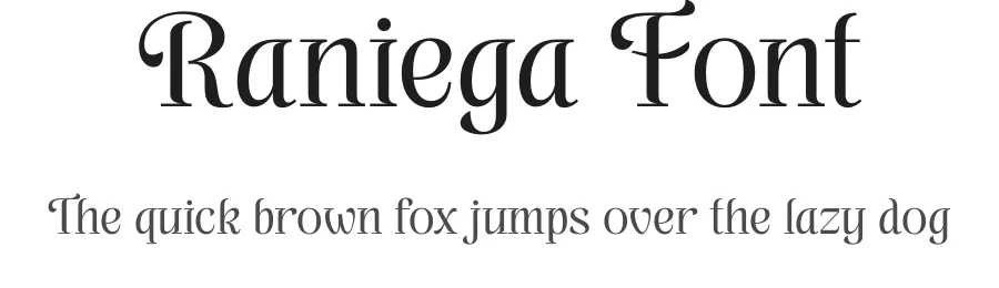 Raniega Font by Rantautype — Serif Font