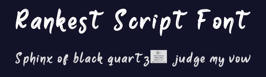 Rankest Script Font by productype — Script Handwritten Font — thumbnail 2
