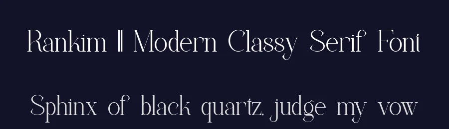 Rankim || Modern Classy Serif Font by ErmediaStudio — Display Font — thumbnail 2