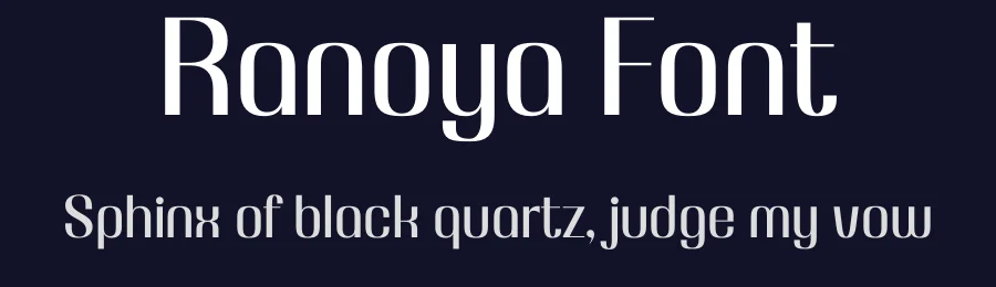 Ranoya Font by Rantautype — Sans Serif Font — thumbnail 2