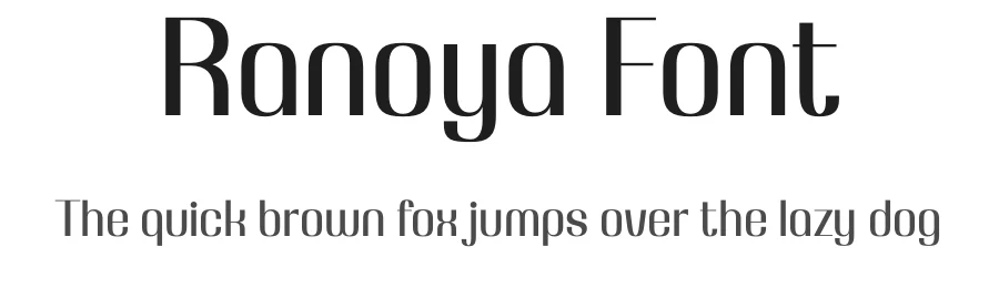 Ranoya Font by Rantautype — Sans Serif Font
