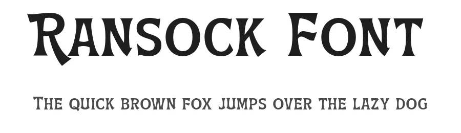 Ransock Font by Letterhend Studio — Display Font