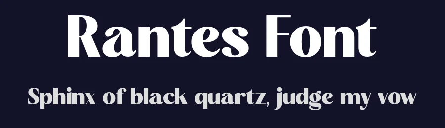 Rantes Font by Marvadesign — Sans Serif Font — thumbnail 2