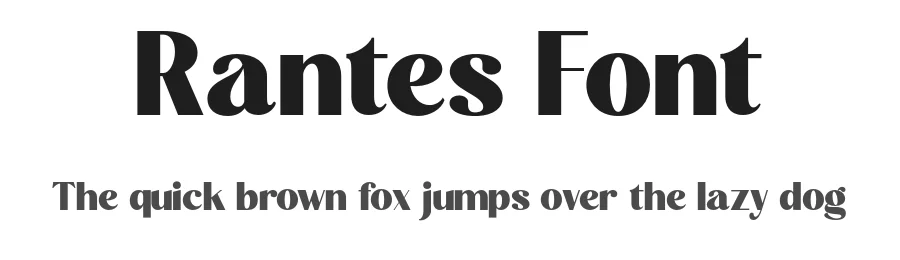 Rantes Font by Marvadesign — Sans Serif Font