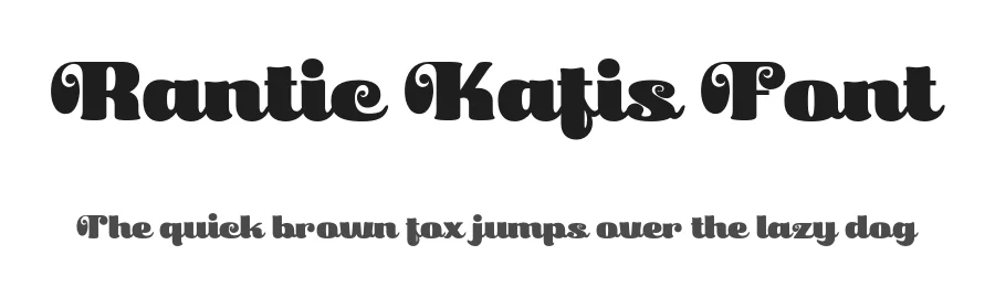 Rantic Kafis Font by productype — Serif Font
