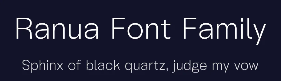 Ranua Font Family by Muhittin Güneş — Sans Serif Font — thumbnail 2