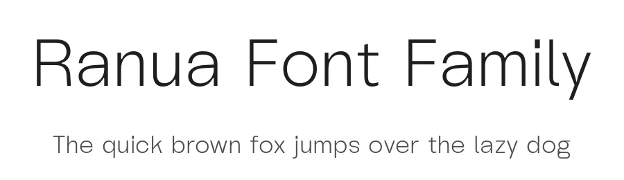Ranua Font Family by Muhittin Güneş — Sans Serif Font