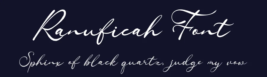 Ranuficah Font by Denustudios — Script Handwritten Font — thumbnail 2