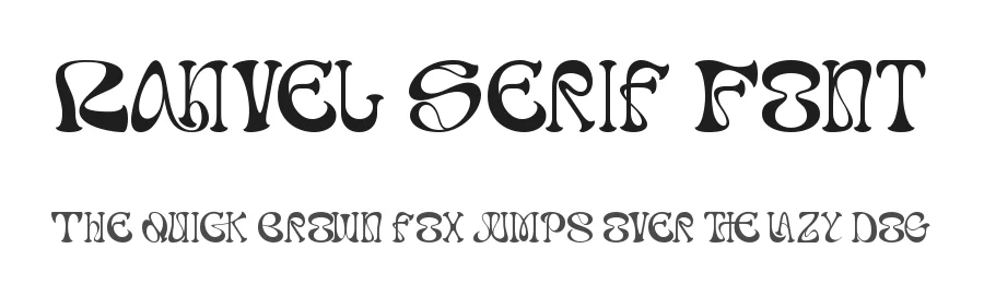 Ranvel Serif Font by letterara — Display Font