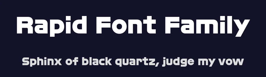 Rapid Font Family by sourcetype — Sans Serif Font — thumbnail 2