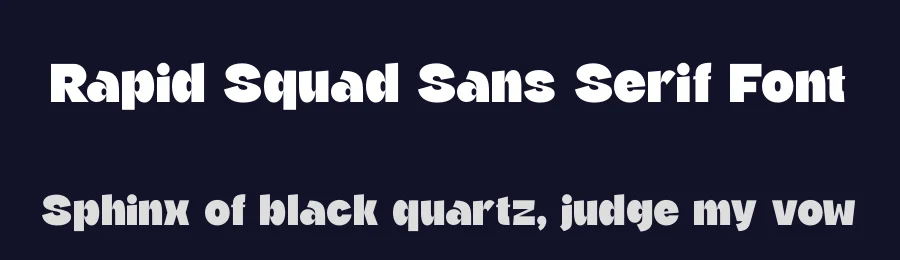 Rapid Squad Sans Serif Font by timelesstype.co — Display Font — thumbnail 2