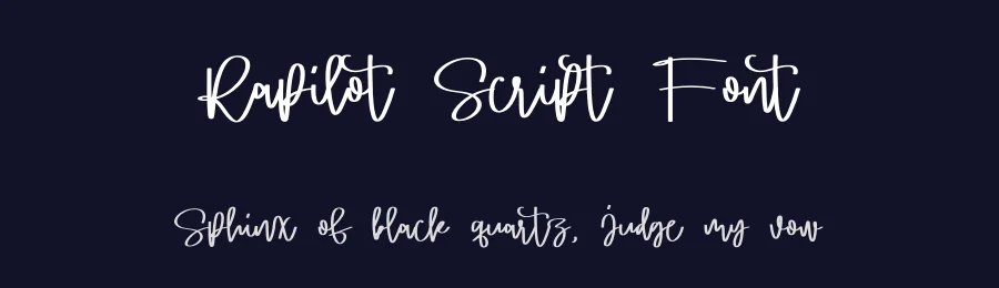 Rapilot Script Font by jadatype — Script Handwritten Font — thumbnail 2