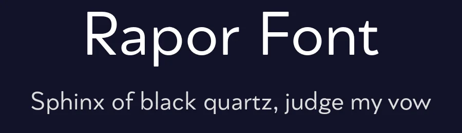 Rapor Font by Hurufatfont — Sans Serif Font — thumbnail 2