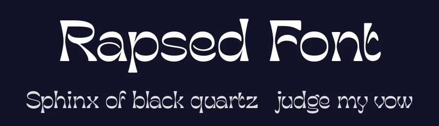 Rapsed Font by craftsupplyco — Display Font — thumbnail 2