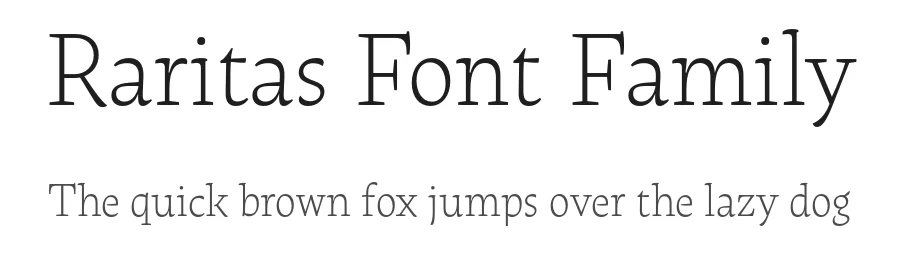 Raritas Font Family by Dada Studio — Serif Font