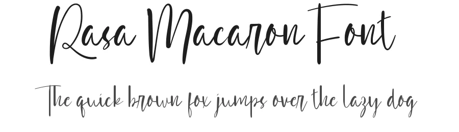 Rasa Macaron Font by nihstudio — Script Handwritten Font