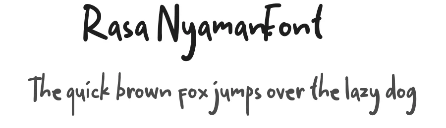 Rasa Nyaman Font by nihstudio — Display Font