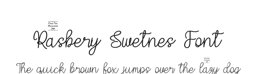 Rasbery Swetnes Font by SlideShoot — Script Handwritten Font