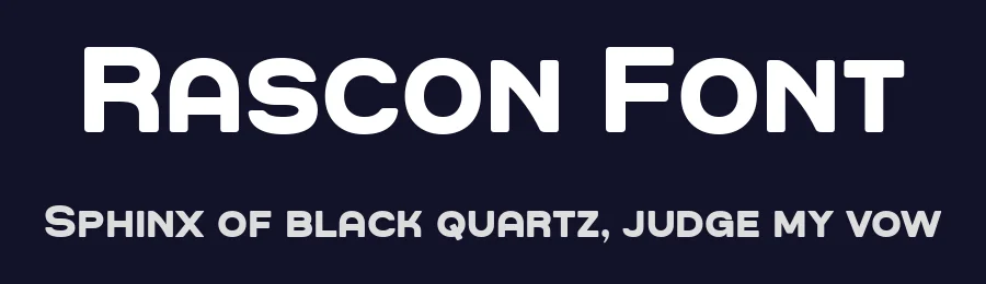 Rascon Font by drizy studio — Sans Serif Font — thumbnail 2