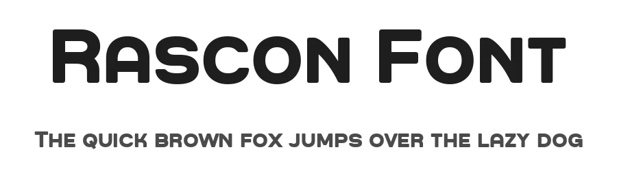 Rascon Font by drizy studio — Sans Serif Font