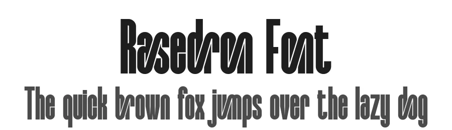 Rasedron Font by Sealoung — Display Font